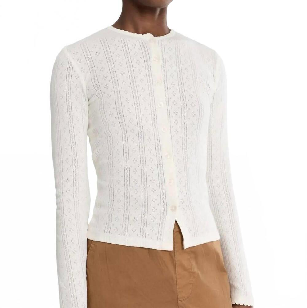 NEW DAZE stargazer cardi in cream